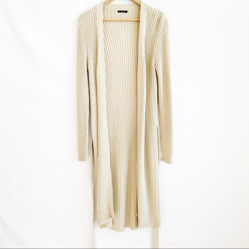 Sisley Cardigan Sweater Made in Italy Size Small.